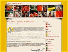 Tablet Screenshot of deliaferreira.com.ar